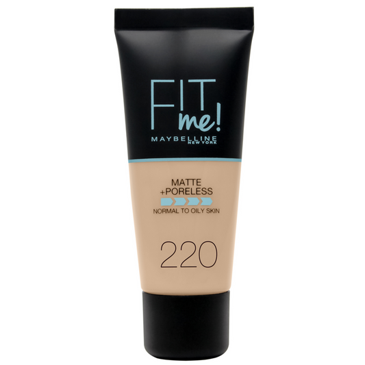 Maybelline - Fondotinta Fit Me Matte+Poreless - 220 Natural Beige (25558251)