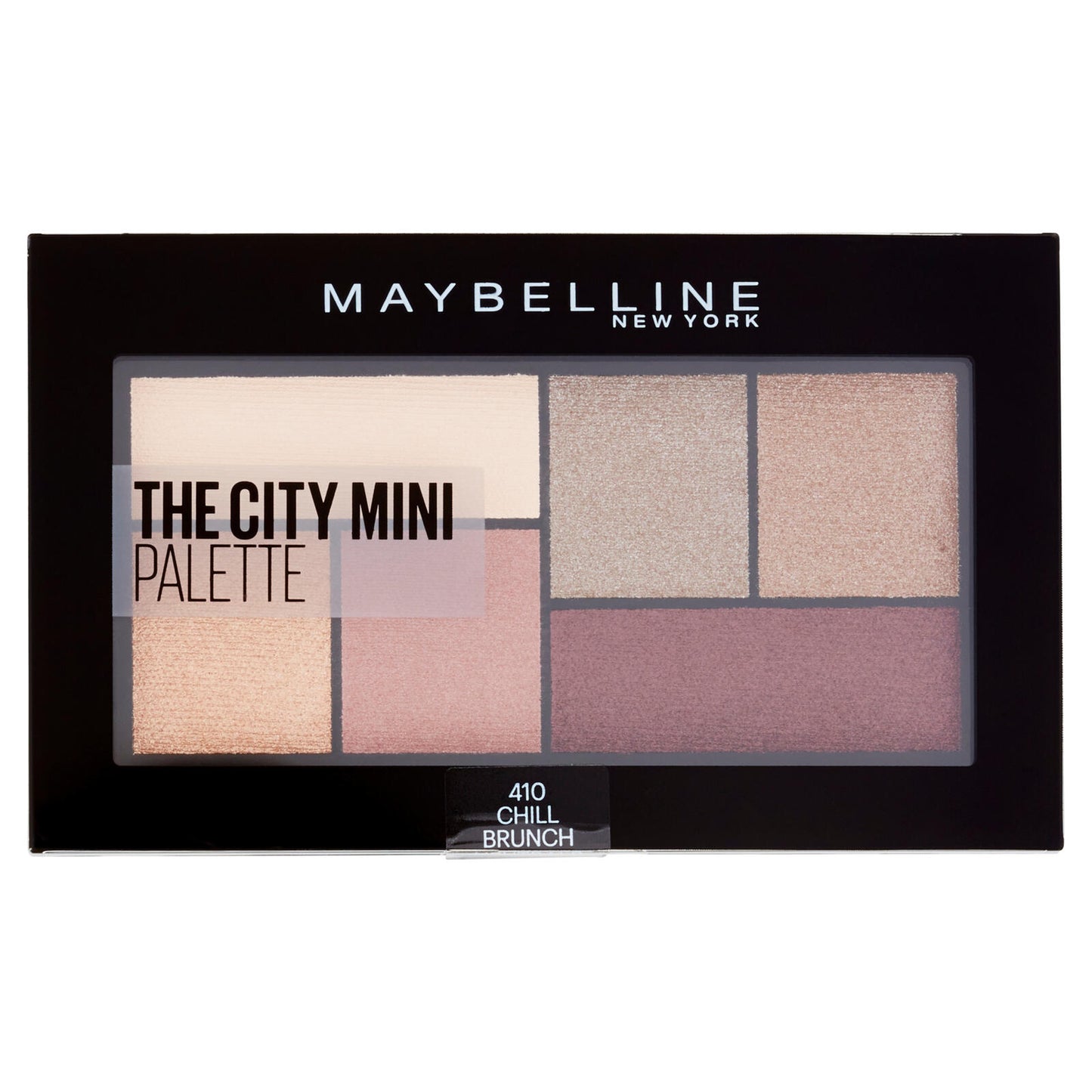 Maybelline New York The City Mini Palette, Pigmenti Puri, 410 Chill Brunch Neutrals