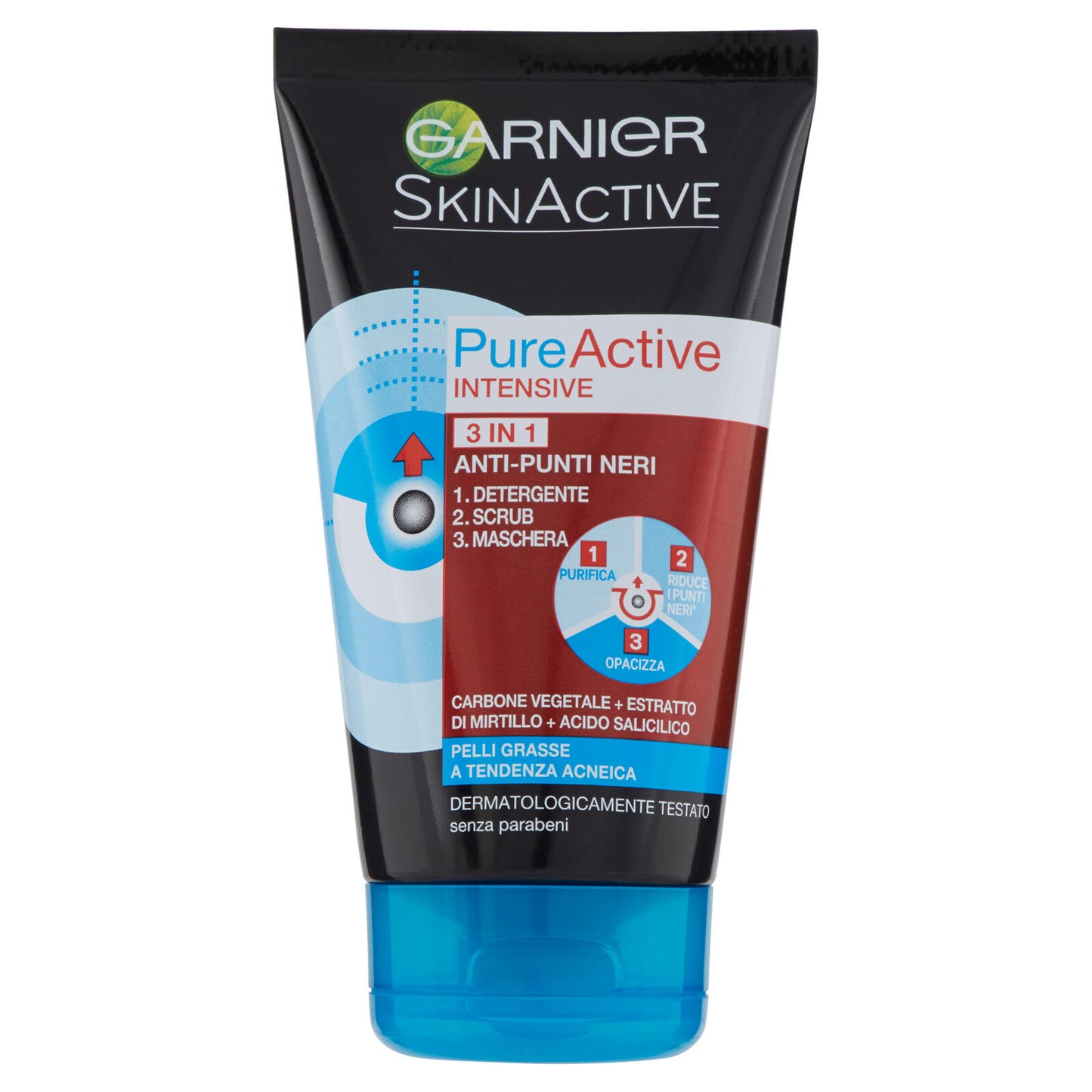 Garnier PureActive Intense - 3in1 anti-punti neri - 150 ml