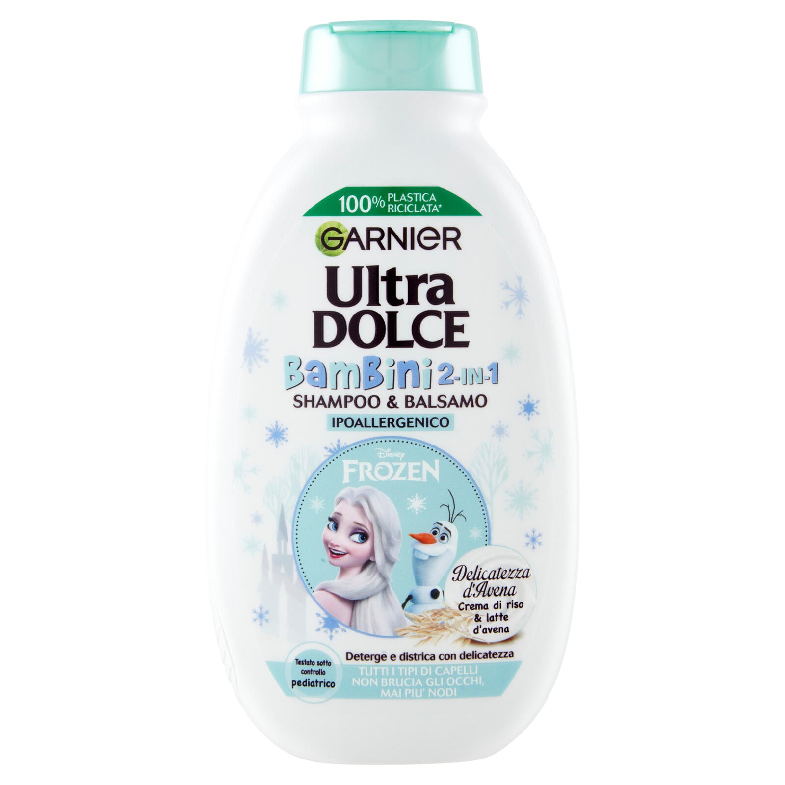 Garnier Shampoo 2in1 Ultra Dolce Delicatezza d'Avena 2in1 Kids, Per Capelli e Cute Delicati, 250 ml
