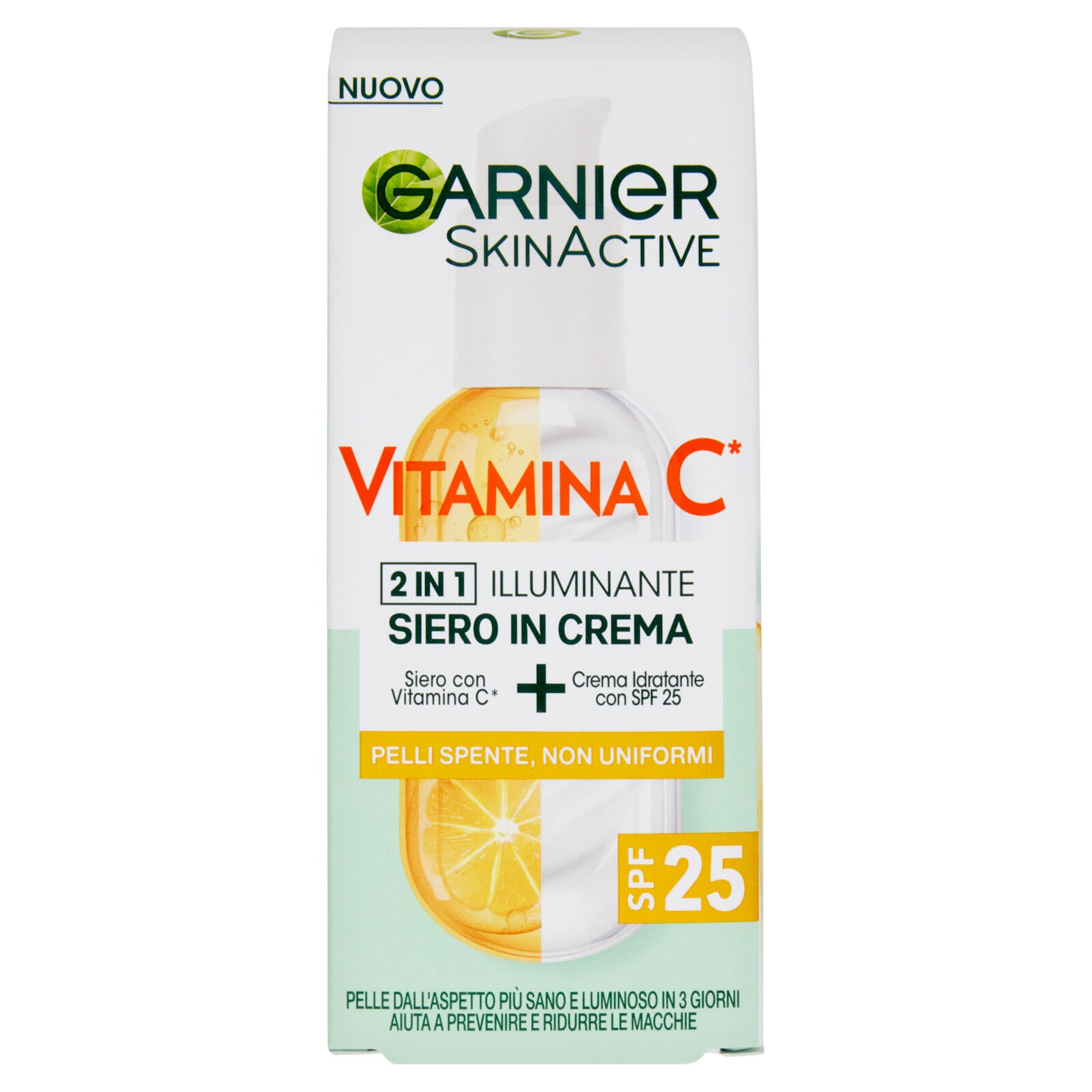 Garnier Siero in Crema Vitamina C, Illuminante e Idratante, Per Pelli  Spente e Non Uniformi, 50ml ->