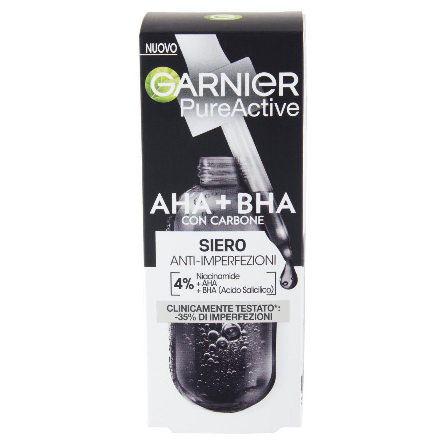 Garnier PureActive, Siero AHA+BHA Anti-Imperfezioni, 30 ml