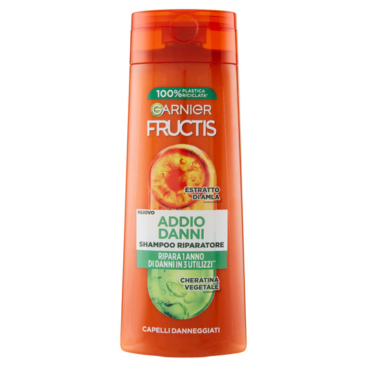 Garnier Fructis Shampoo Riparatore Addio Danni, per capelli danneggiati, 250 ml
