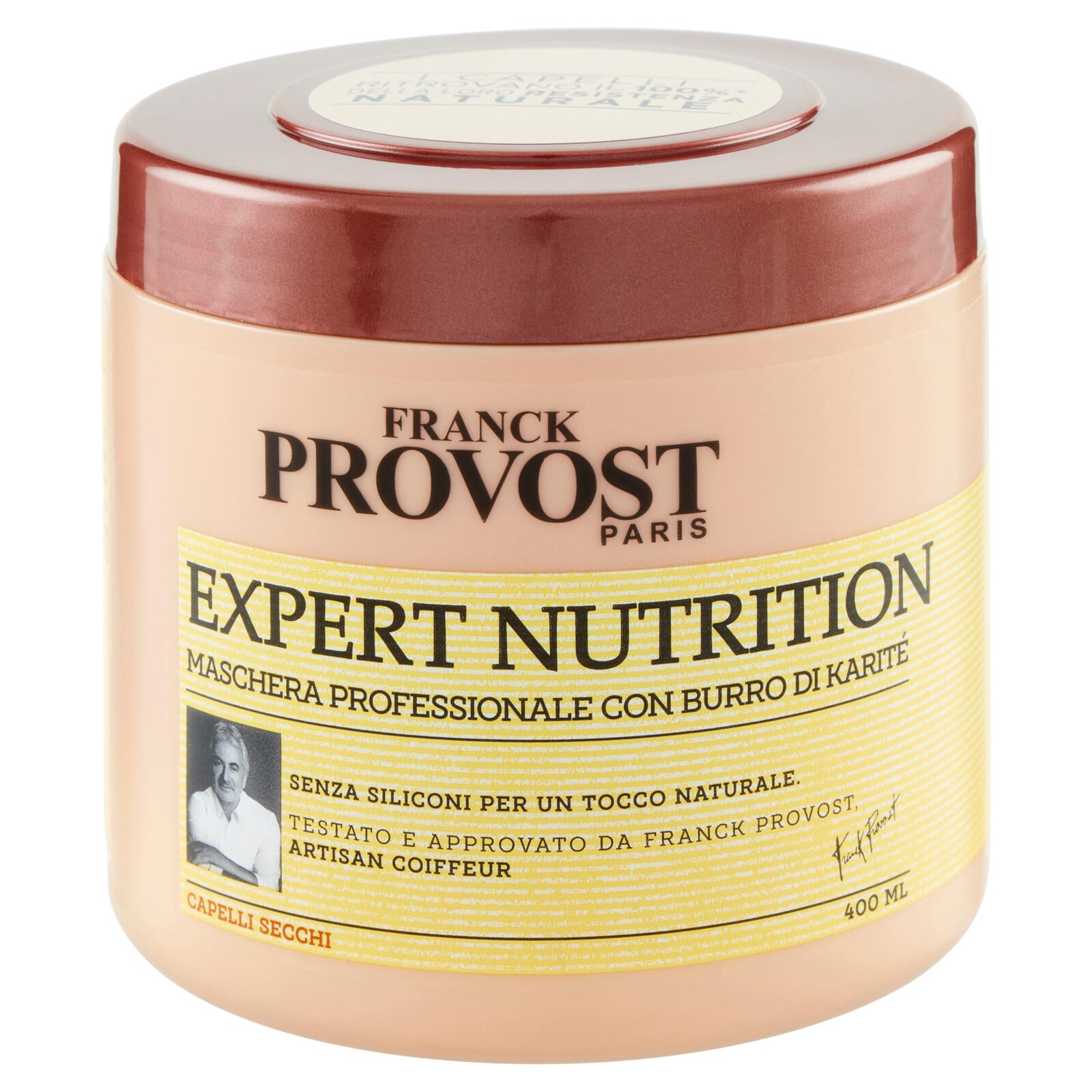 Franck Provost Maschera Professionale Expert Nutrition per capelli nutriti, 400 ml