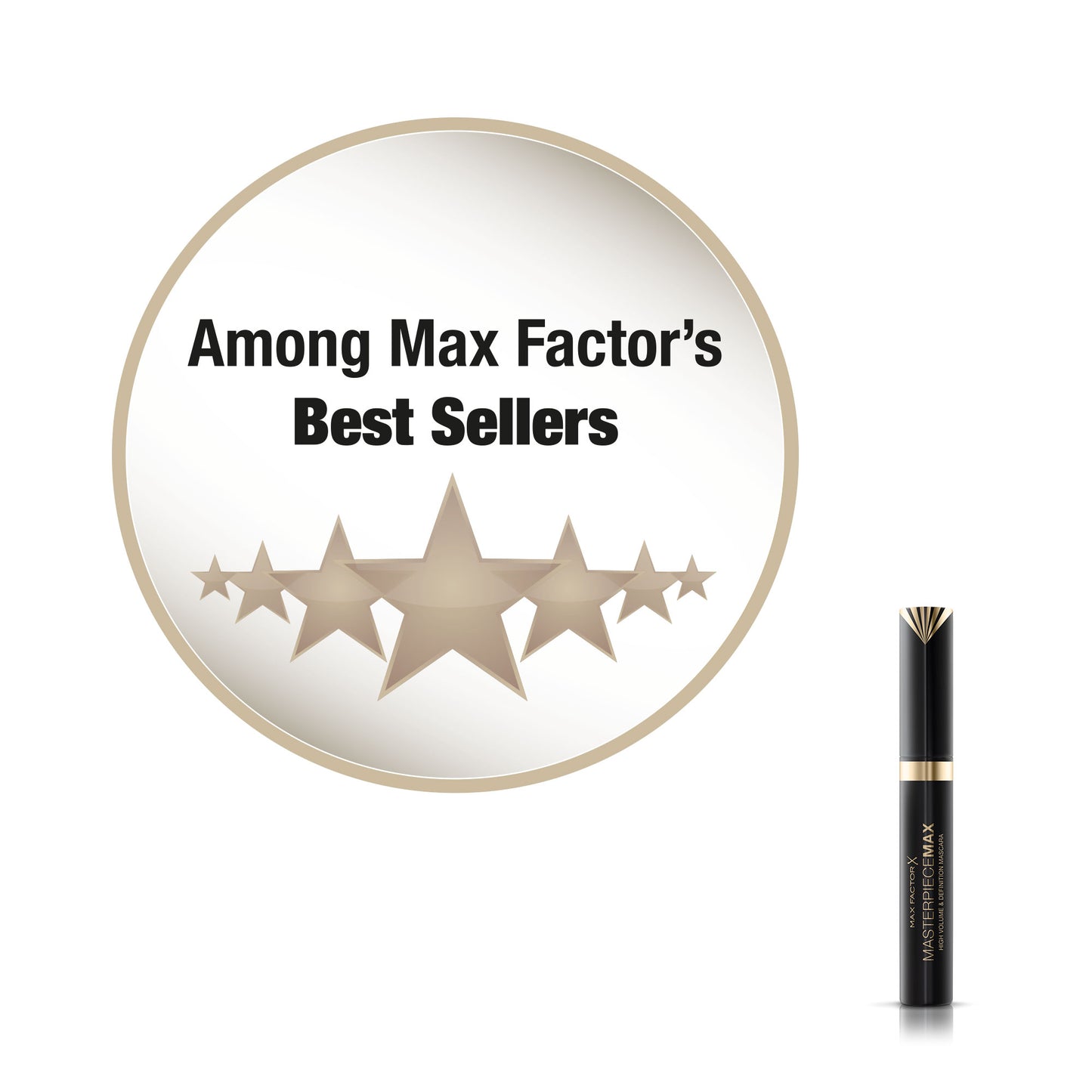 Max Factor - Mascara Volumizzante Masterpiece Max - Ciglia Extra Volume e Definizione - Black / Nero - 7,2 ml