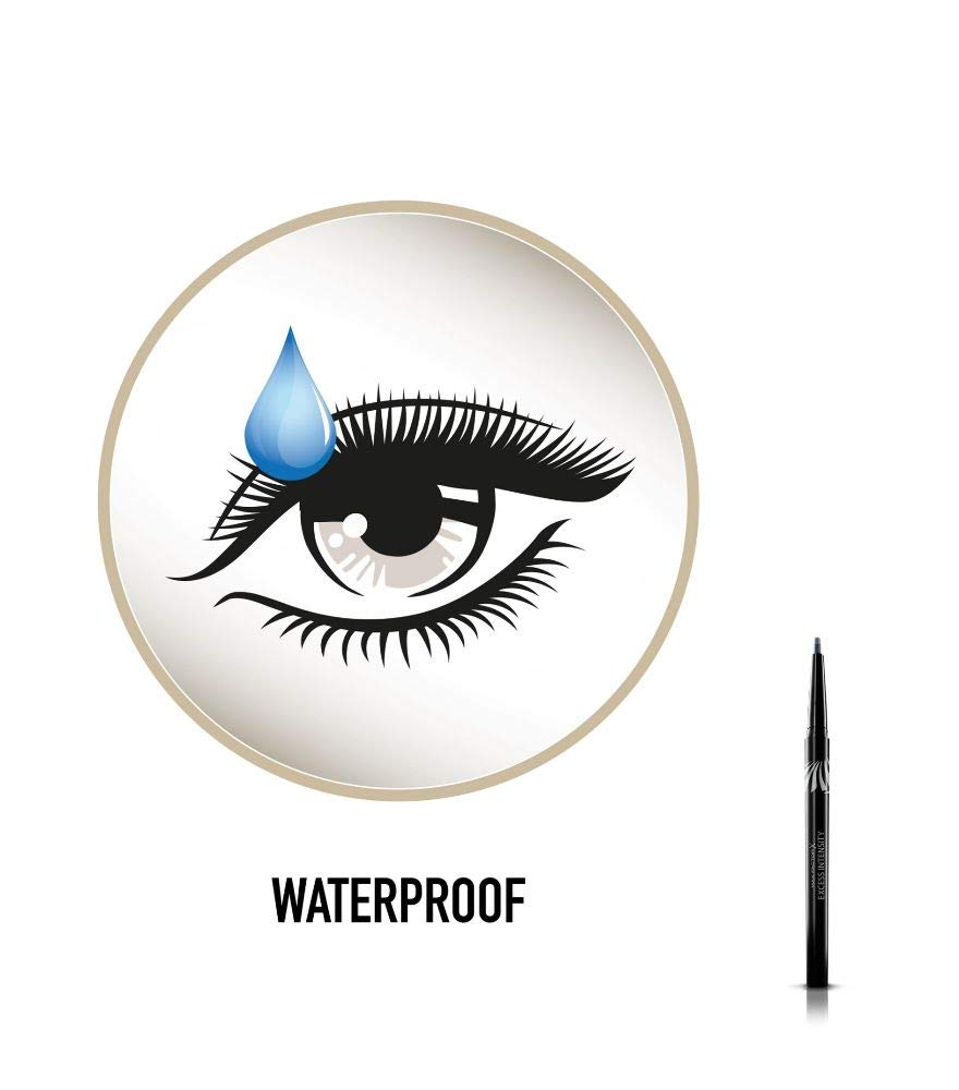 Max Factor - Matita Occhi Automatica Excess Intensity Longwear - Eyeliner Waterproof Tratto Preciso - 7 Jade - 2 g