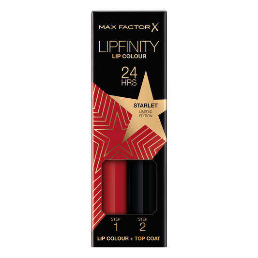 Max Factor Lipfinity Lip Colour Tinta Labbra Matte Lunga Durata e Gloss Idratante, Applicazione Bifase, 88 Starlet