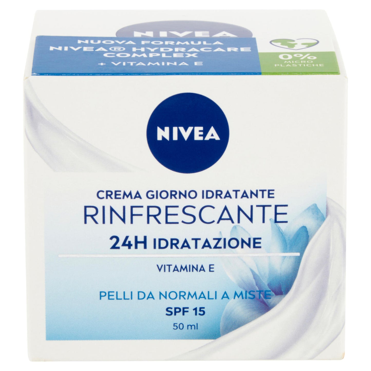 Nivea Crema Giorno Idratante Rinfrescante 24H Idratazione SPF 15 50 ml (25563420)