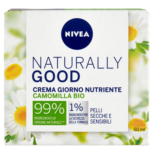 Nivea Naturally Good Crema Giorno Nutriente Camomilla Bio 50 ml