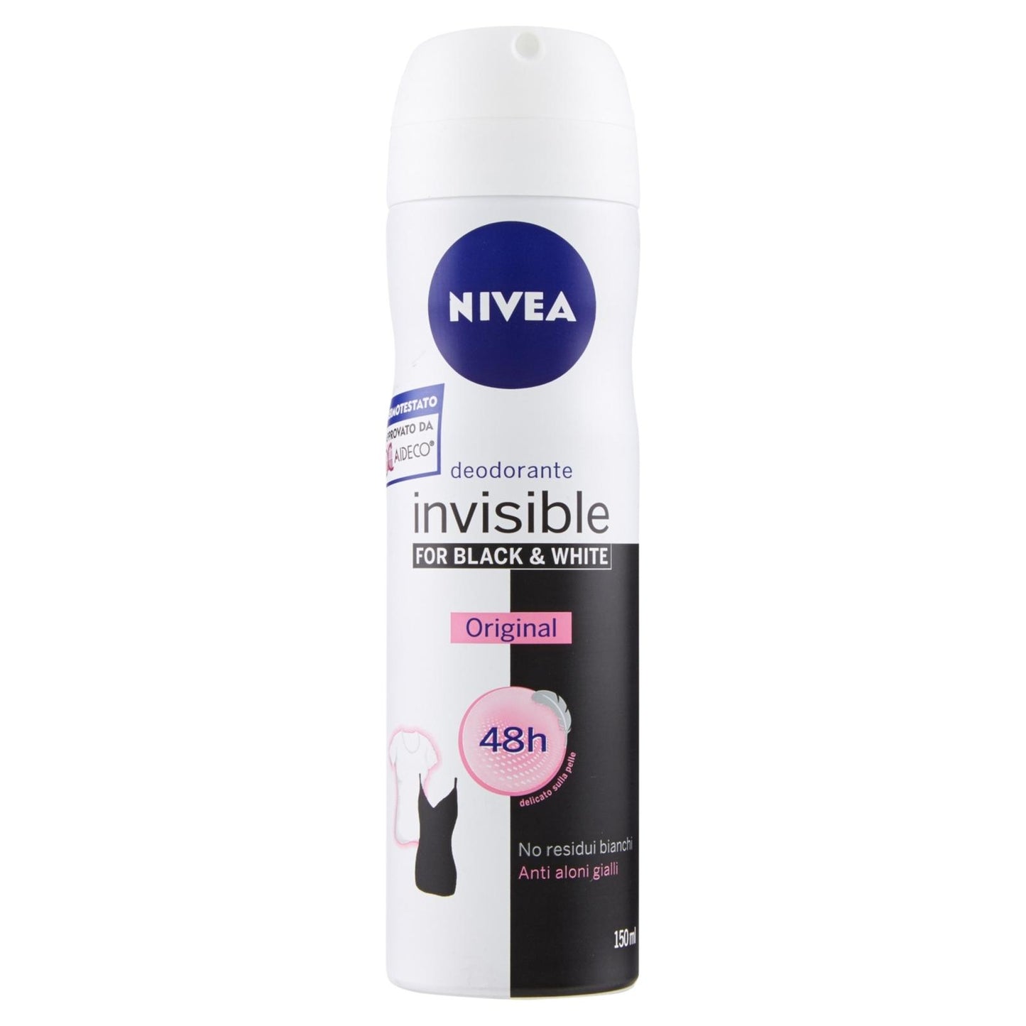 deodorante nivea spray black and white ml 150