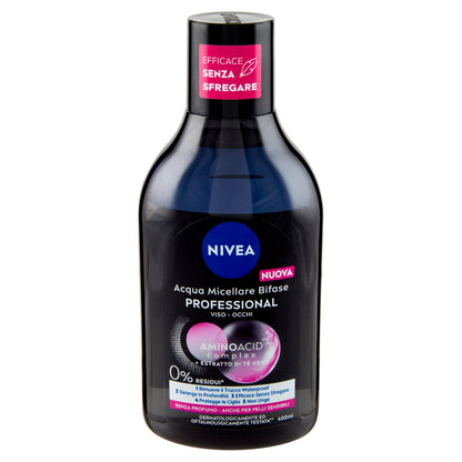 Nivea Acqua Micellare Bifase Professional anche per Pelli Sensibili 400 ml (25563232)