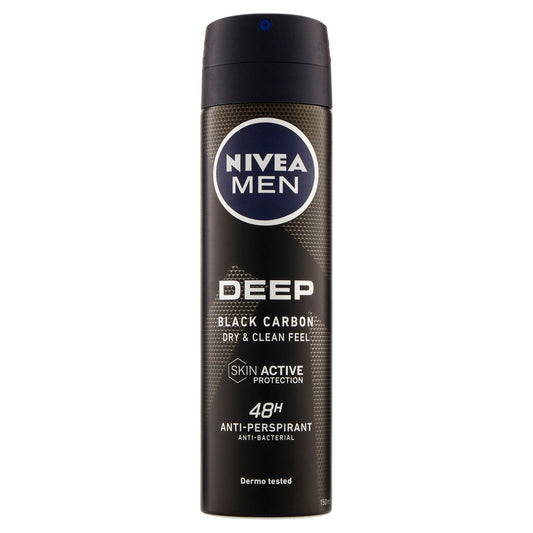 Nivea Men Deep Black Carbon Anti-Perspirant 150 ml