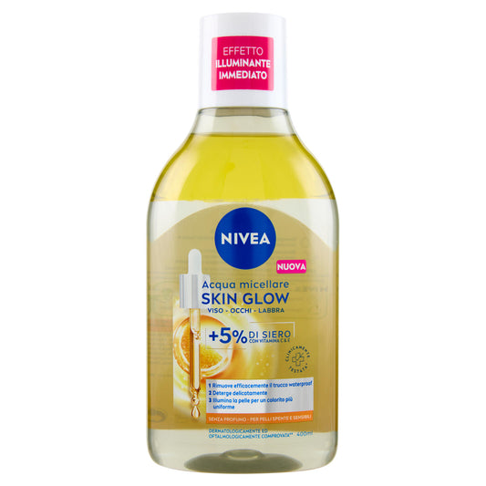 Nivea Acqua micellare Skin Glow per Pelli Spente e Sensibili 400 ml (25563245)