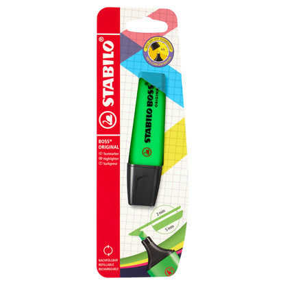 STABILO Boss Original evidenziatore verde - blister da 1 pz. (25608110)