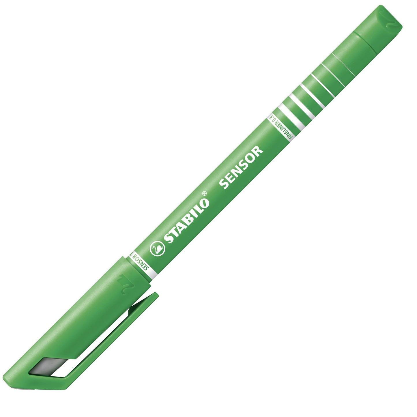 Fineliner con punta ammortizzata - STABILO SENSOR F - Tratto Fine (0,3 mm) - Verde (25529305)
