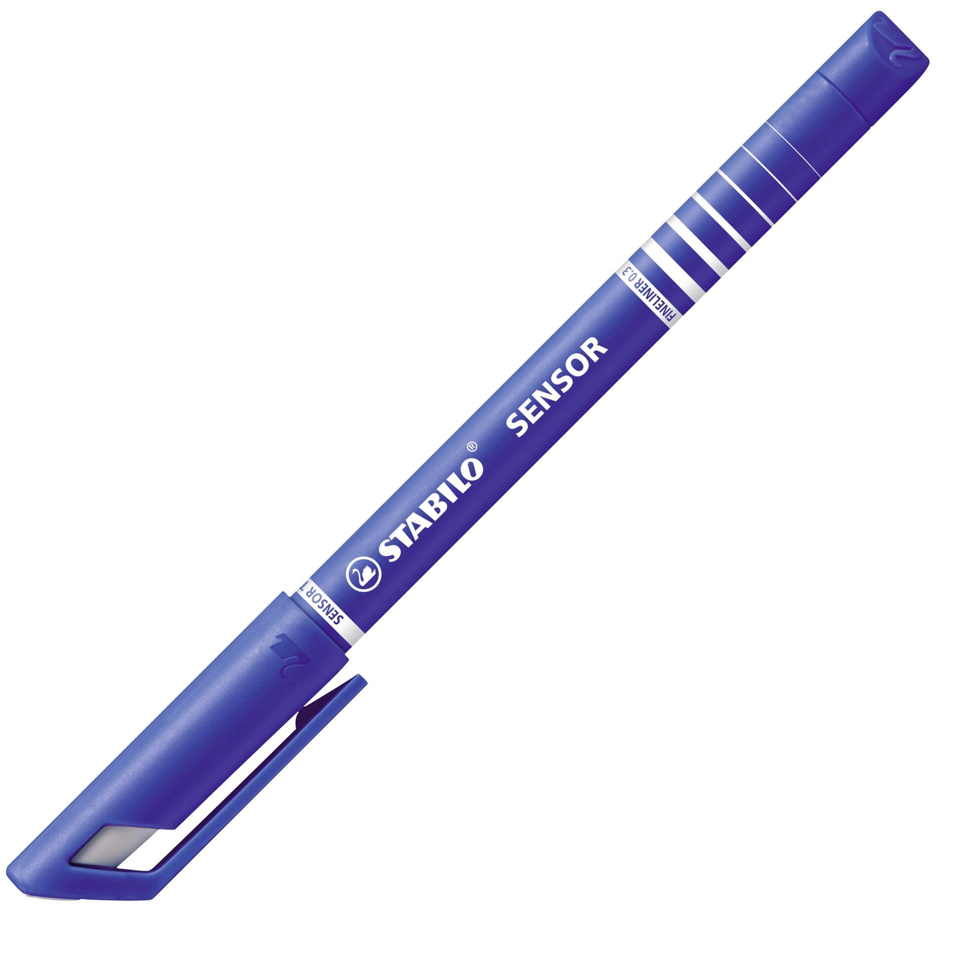 Fineliner con punta ammortizzata - STABILO SENSOR F - Tratto Fine (0,3 mm) - Blu (25529263)