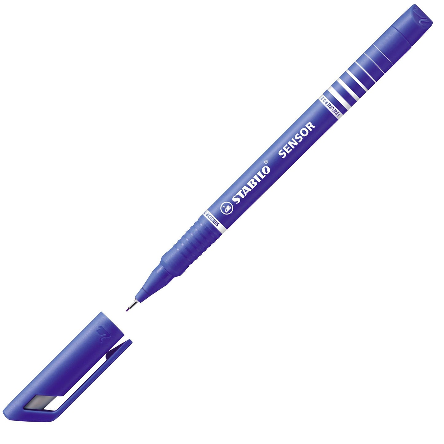 Fineliner con punta ammortizzata - STABILO SENSOR F - Tratto Fine (0,3 mm) - Blu (25529264)