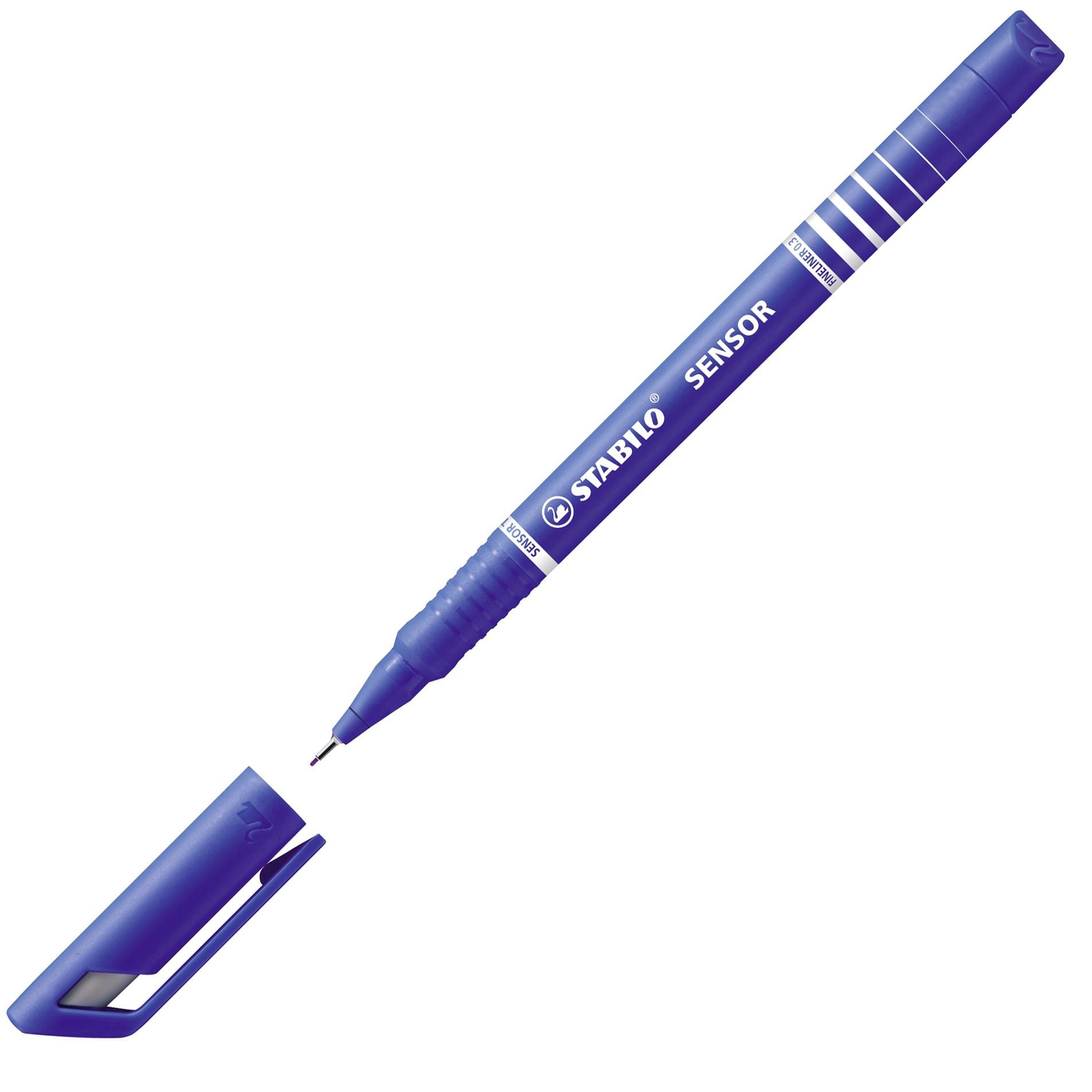 Fineliner con punta ammortizzata - STABILO SENSOR F - Tratto Fine (0,3 mm) - Blu (25529264)