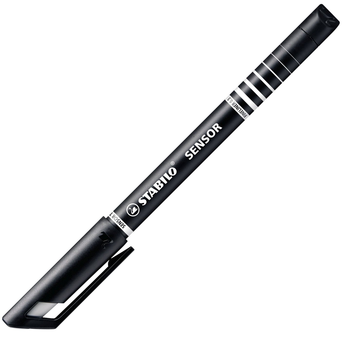 Fineliner con punta ammortizzata - STABILO SENSOR F - Tratto Fine (0,3 mm) - Nero (25529277)