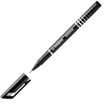 Fineliner con punta ammortizzata - STABILO SENSOR F - Tratto Fine (0,3 mm) - Nero (25529278)