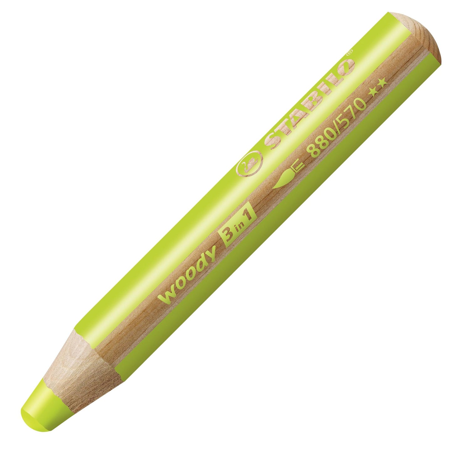 Matita colorata Multi-Funzione - STABILO woody 3 in 1 - Verde Foglia (25544731)