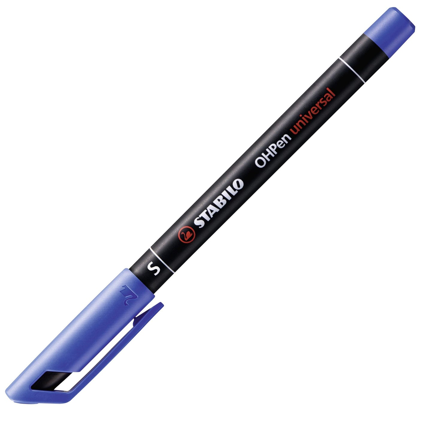 Marcatore - STABILO OHPen universal Permanente - Tratto Superfine (0,4 mm) - Blu (25534255)