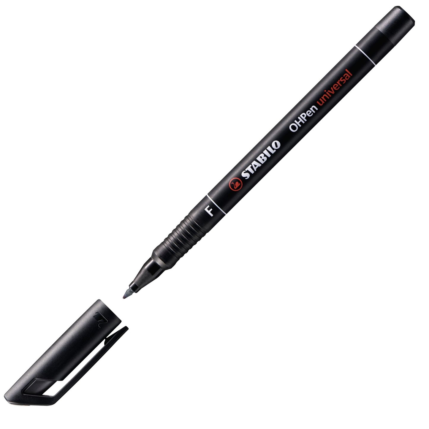 Marcatore - STABILO OHPen universal Permanente - Tratto Fine (0,7 mm) - Nero (25534183)