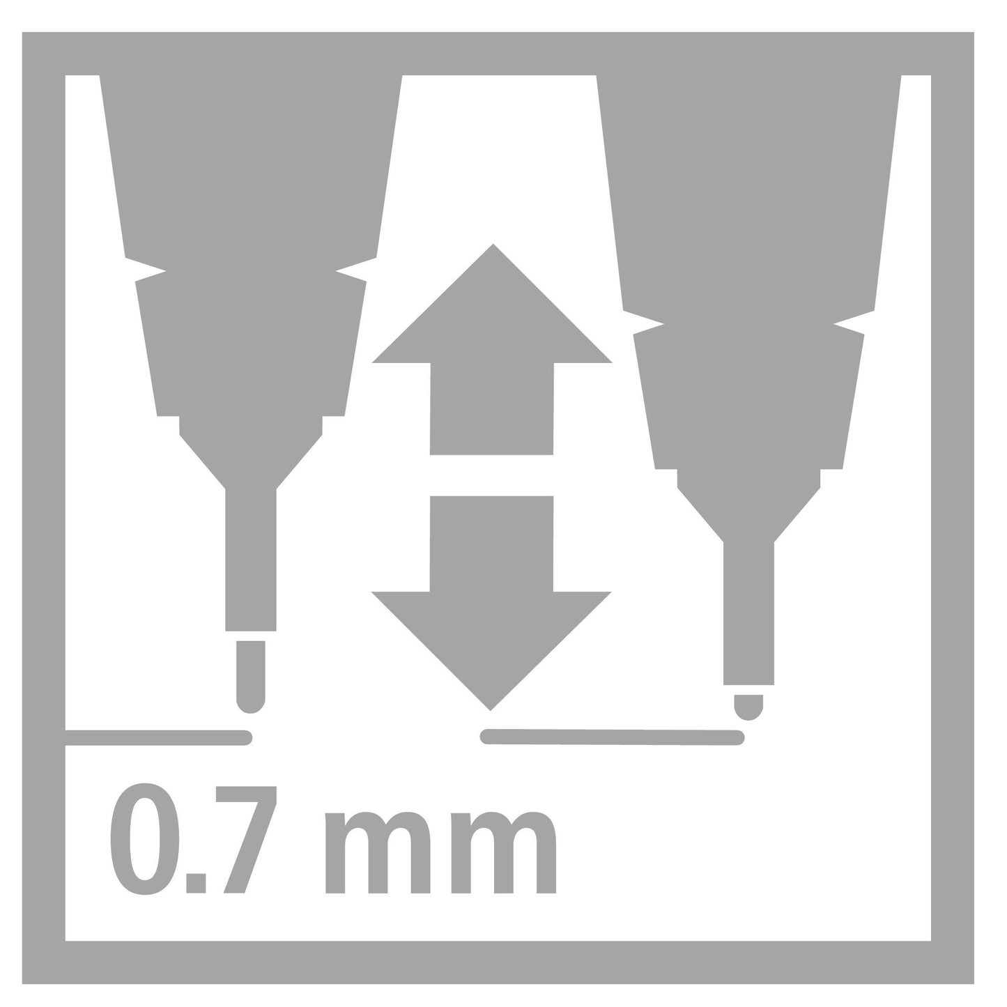 Fineliner con punta ammortizzata - STABILO SENSOR M - Tratto Medio (0,7 mm) - Rosso (25529350)