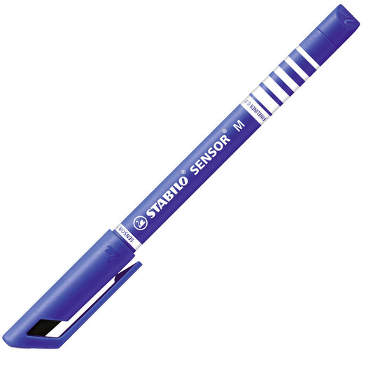 Fineliner con punta ammortizzata - STABILO SENSOR M - Tratto Medio (0,7 mm) - Blu (25529319)