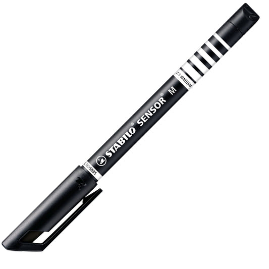 Fineliner con punta ammortizzata - STABILO SENSOR M - Tratto Medio (0,7 mm) - Nero (25529333)