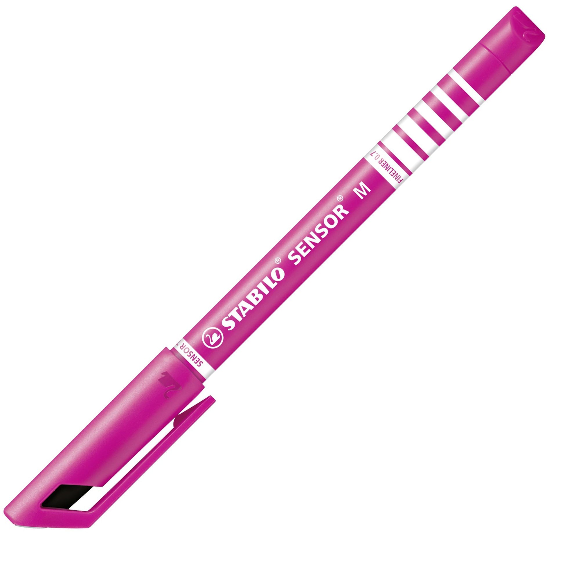 Fineliner con punta ammortizzata - STABILO SENSOR M - Tratto Medio (0,7 mm) - Rosa (25529345)