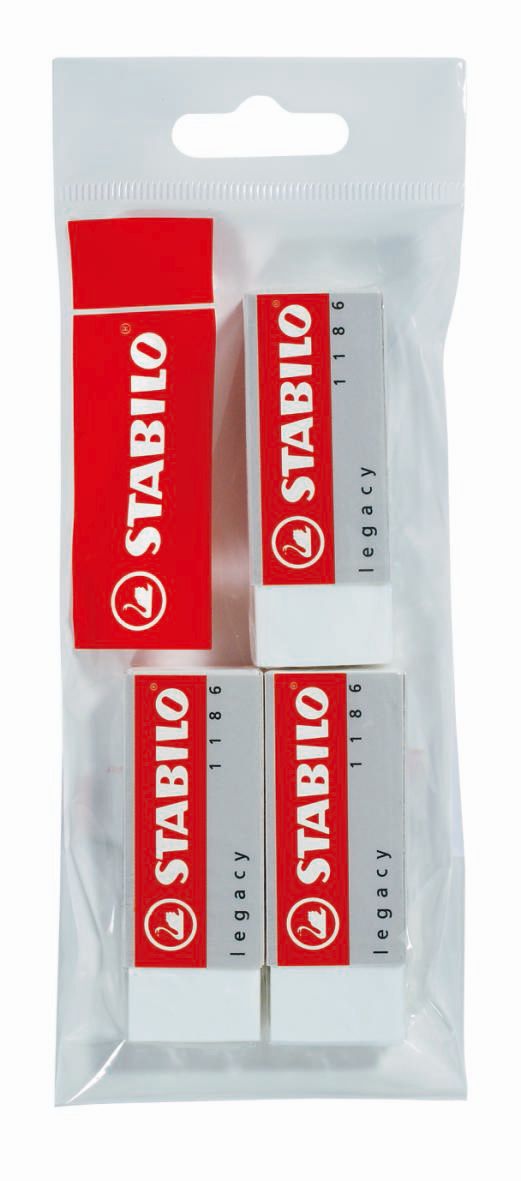 Gomma - STABILO Legacy - Eco Pack da 4 (25530903)