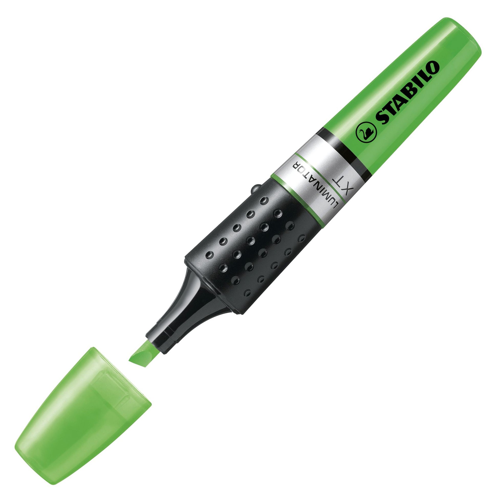 Evidenziatore - STABILO LUMINATOR - lunga durata e doppio tratto (2 + 5 mm) - Verde (25526973)