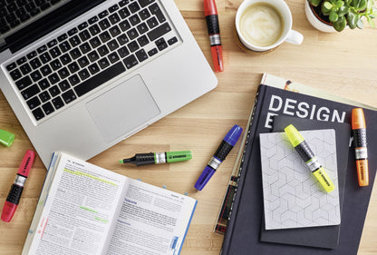 Evidenziatore - STABILO LUMINATOR - lunga durata e doppio tratto (2 + 5 mm) - Rosso (25526966)