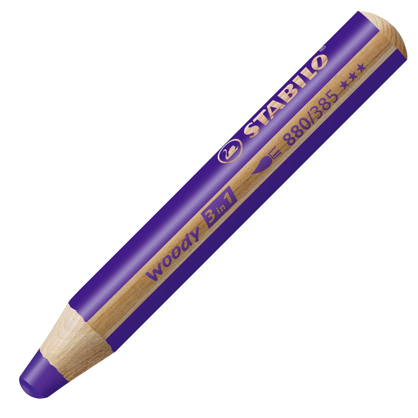 Matita colorata Multi-Funzione - STABILO woody 3 in 1 - Viola profondo (25544752)