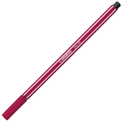 Pennarello Premium - STABILO Pen 68 - Rosso Scuro (25574232)