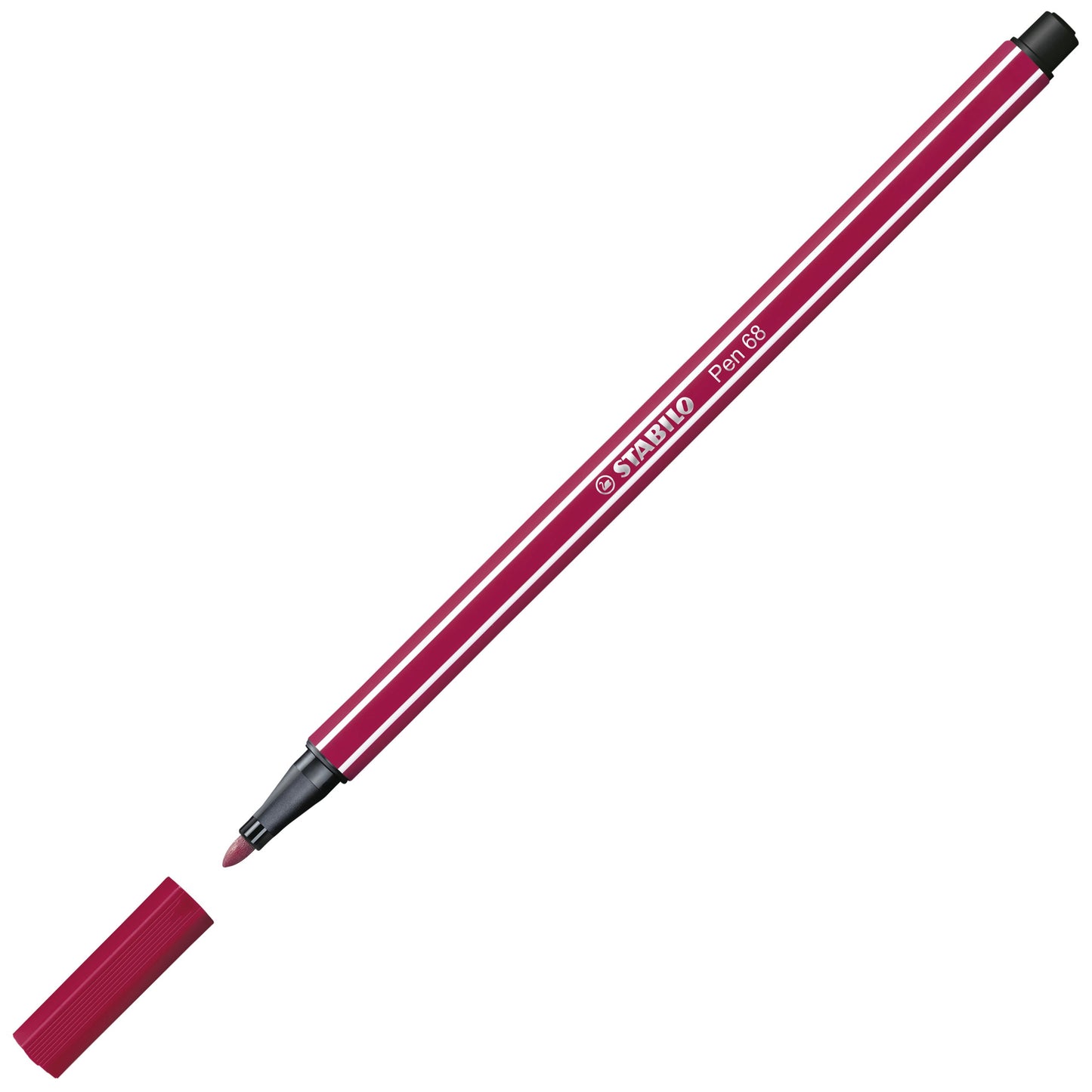 Pennarello Premium - STABILO Pen 68 - Rosso Scuro (25574233)