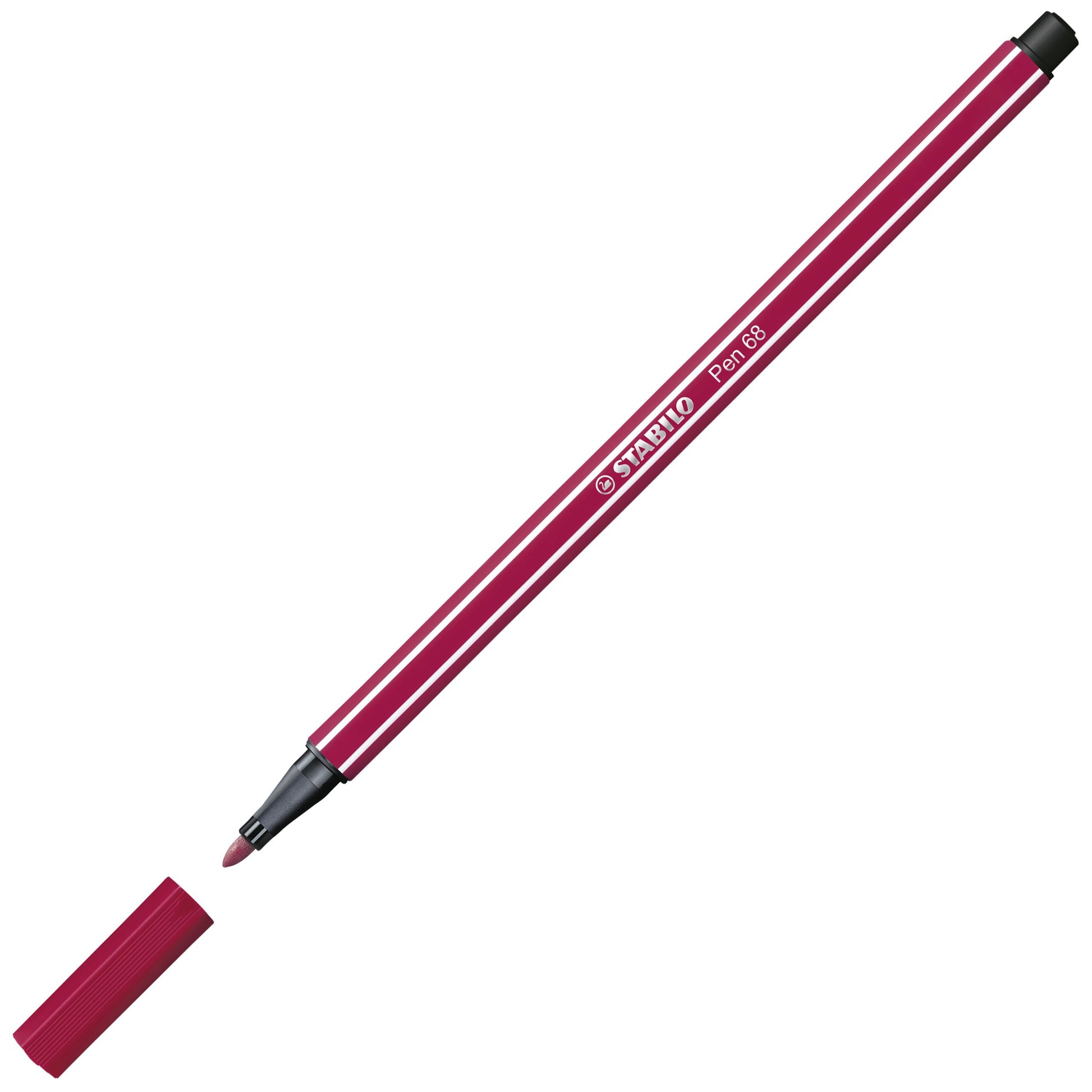 Pennarello Premium - STABILO Pen 68 - Rosso Scuro (25574233)