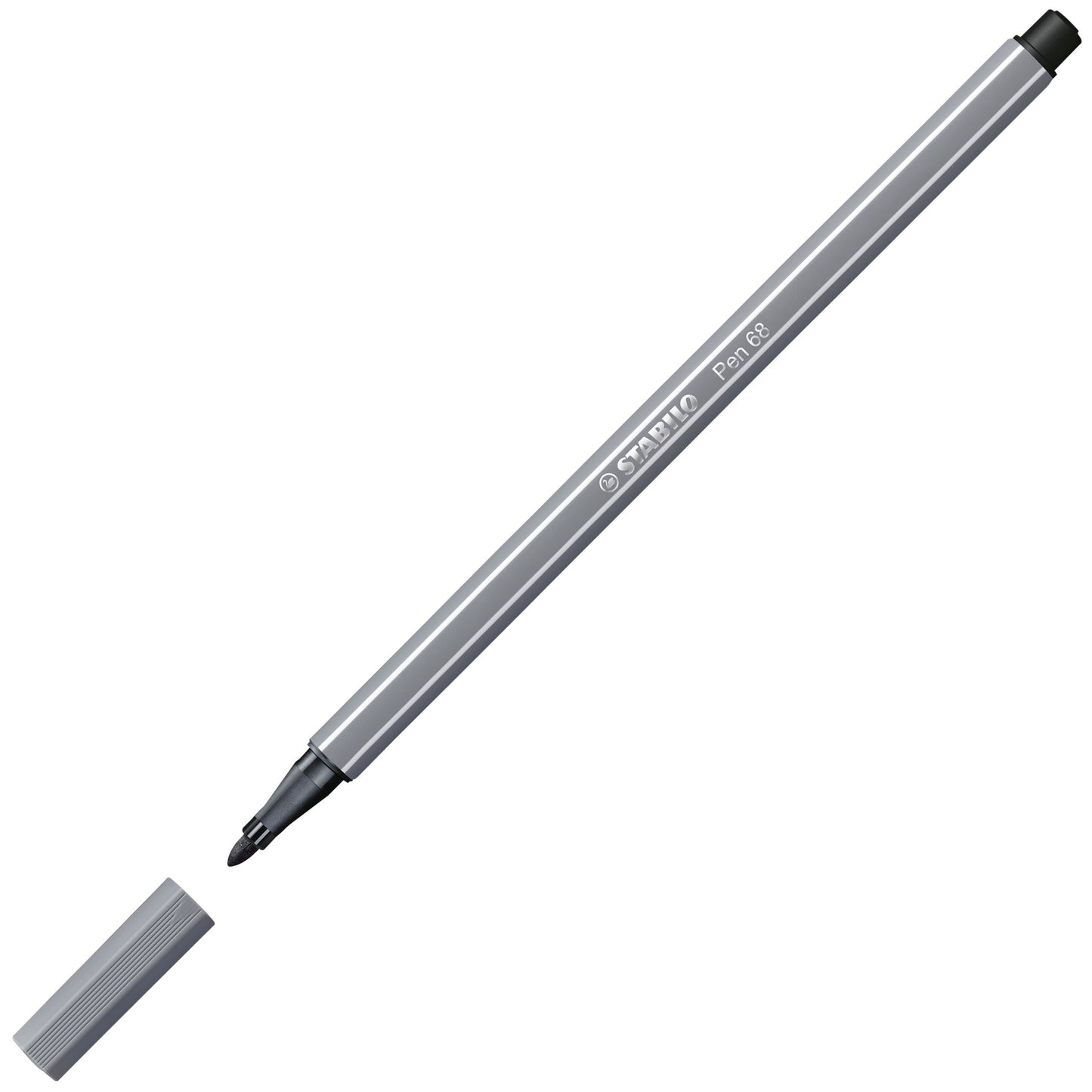 Pennarello Premium - STABILO Pen 68 - Grigio Scuro (25573539)