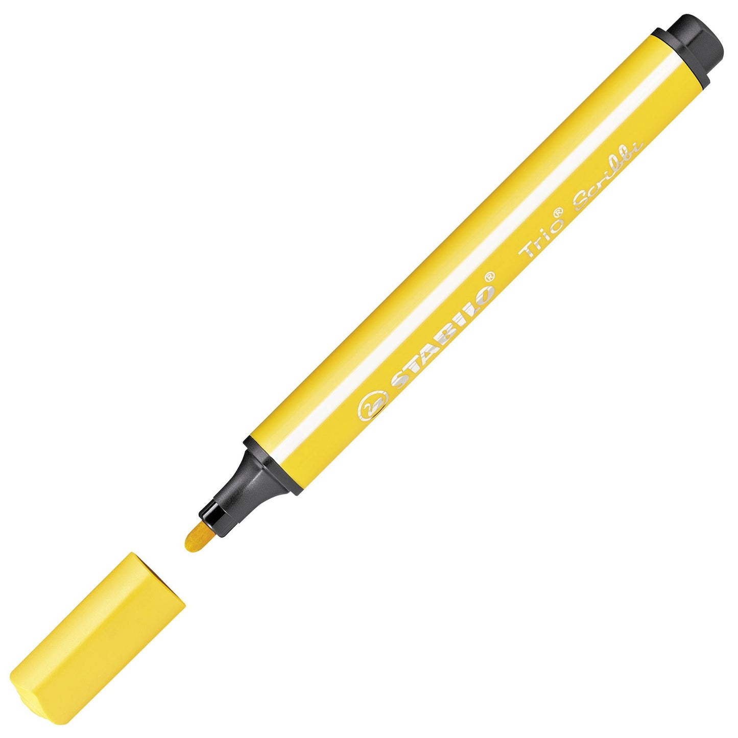 Pennarello triangolare con punta ammortizzata - STABILO Trio Scribbi - Giallo (25577744)