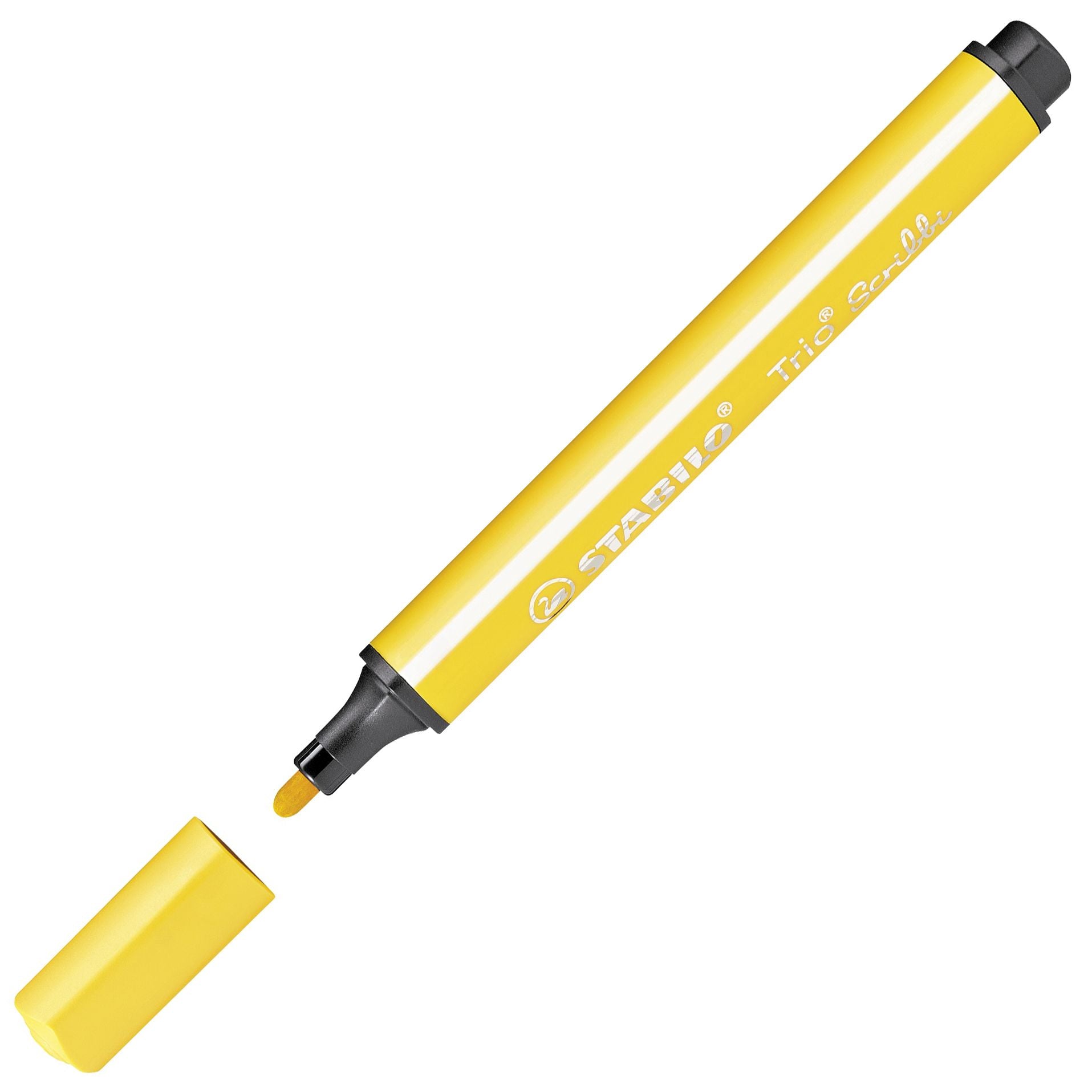 Pennarello triangolare con punta ammortizzata - STABILO Trio Scribbi - Giallo (25577744)