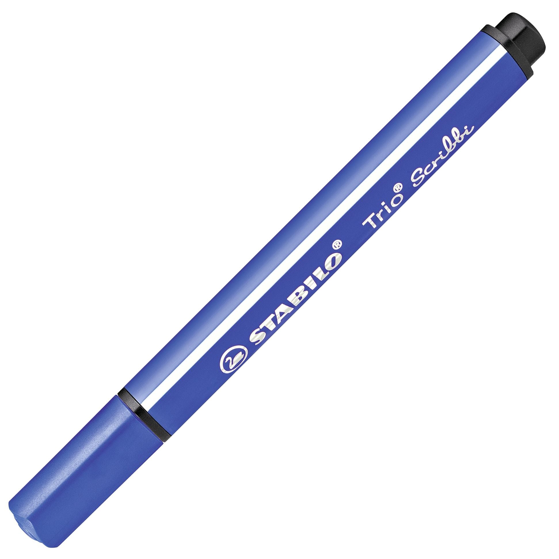 Pennarello triangolare con punta ammortizzata - STABILO Trio Scribbi - Blu (25577692)