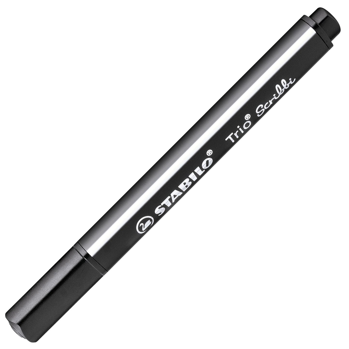 Pennarello triangolare con punta ammortizzata - STABILO Trio Scribbi - Nero (25577939)