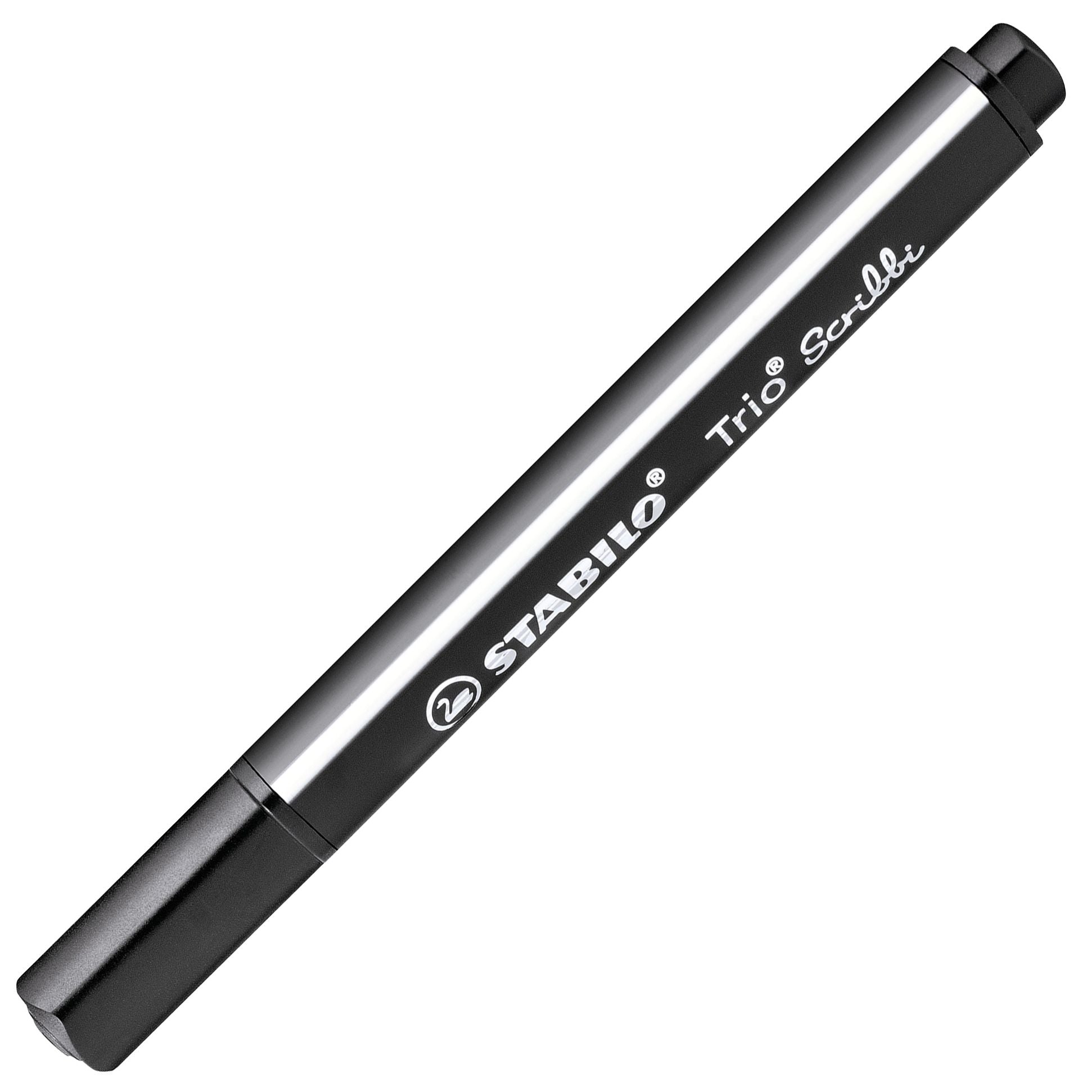 Pennarello triangolare con punta ammortizzata - STABILO Trio Scribbi - Nero (25577939)