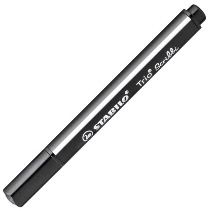 Pennarello triangolare con punta ammortizzata - STABILO Trio Scribbi - Nero (25577939)