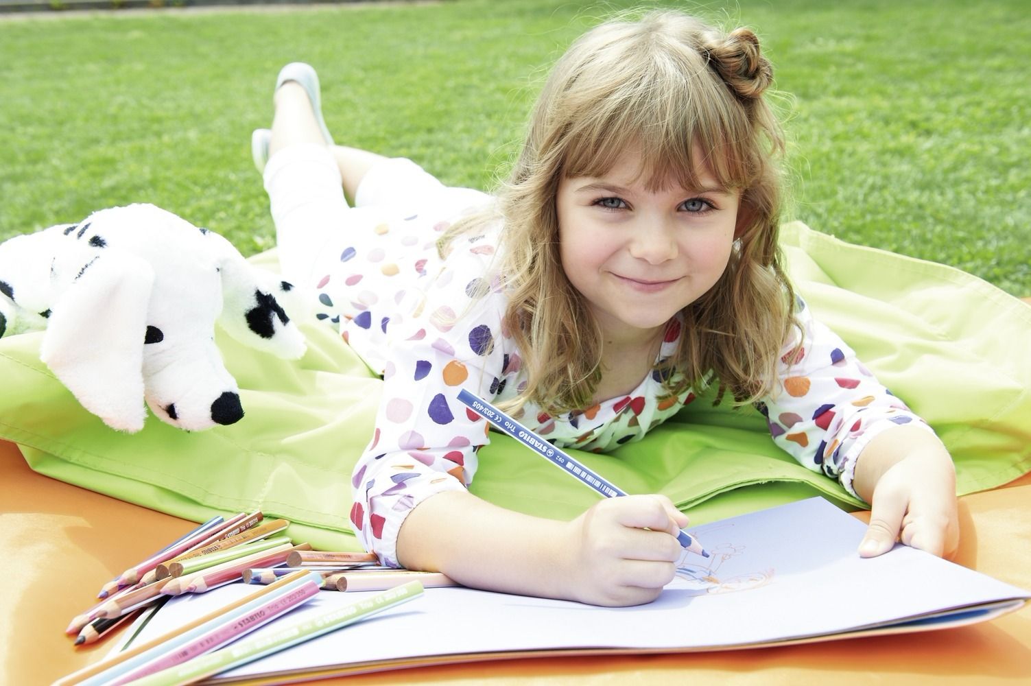 Matita colorata triangolare - STABILO Trio thick - Albicocca (25544830)