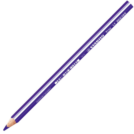 Matita colorata triangolare - STABILO Trio thick - Blu viola (25544870)