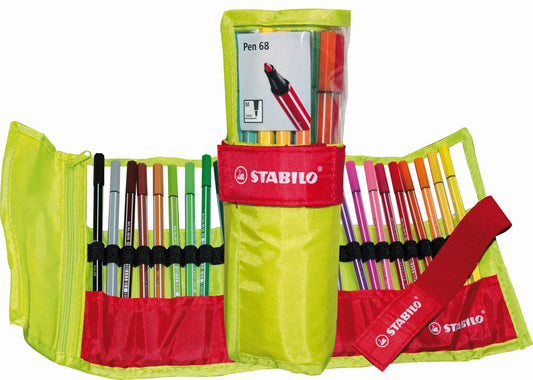 Pennarello Premium - STABILO Pen 68 - Rollerset con 25 Colori assortiti (25573858)