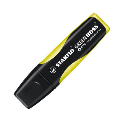 Evidenziatore Ecosostenibile - STABILO GREEN BOSS - 83% Plastica Riciclata - Giallo (25527255)