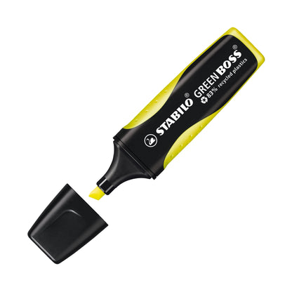 Evidenziatore Ecosostenibile - STABILO GREEN BOSS - 83% Plastica Riciclata - Giallo (25527256)